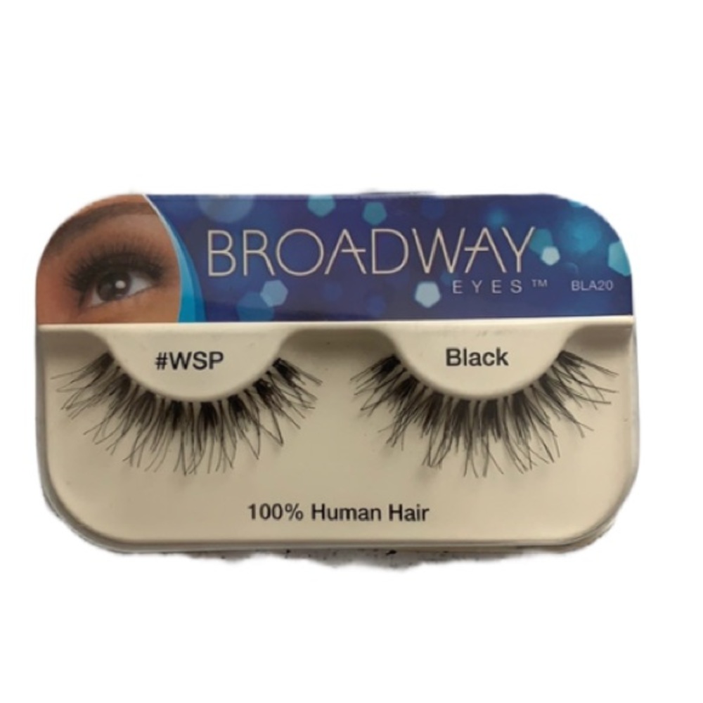 NWT Broadway Eyes BLA20 #WSP Black 100% Human Hair